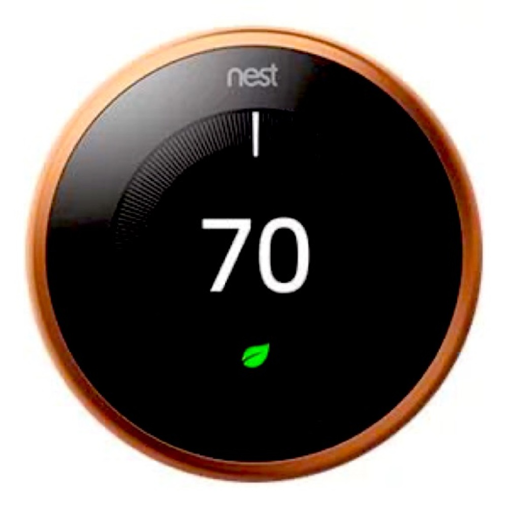 Google Nest Learning Thermostat 3rd generation thermostat, NEW, Black